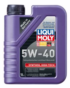 Моторное масло Liqui Moly Synthoil High Tech SAE 5w40, 1л